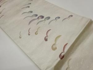 抽象模様織出し名古屋帯